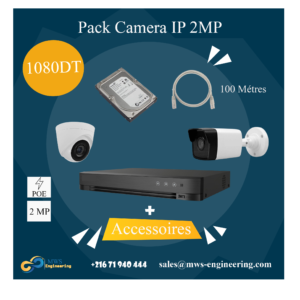 Pack Camera IP 2MP