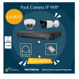 Pack Camera IP 4MP